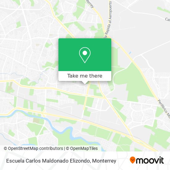 Escuela Carlos Maldonado Elizondo map