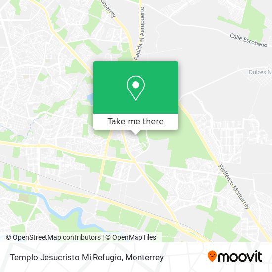 Templo Jesucristo Mi Refugio map