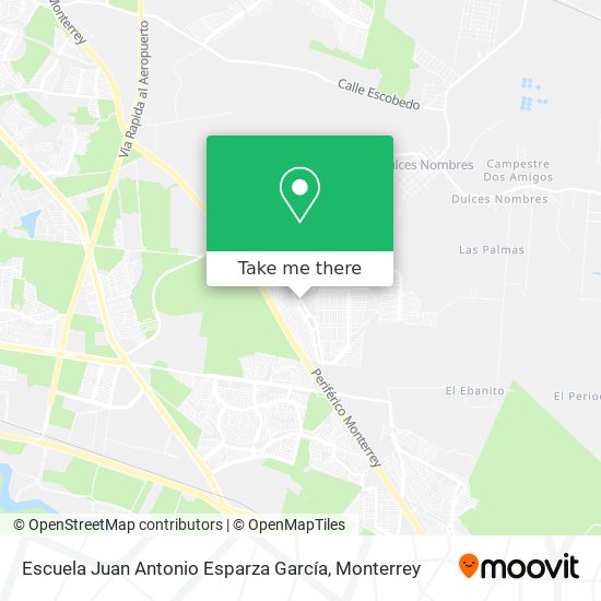 Escuela Juan Antonio Esparza García map