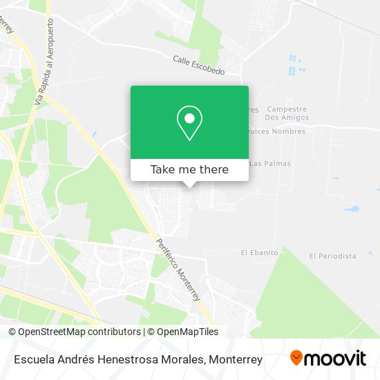 Escuela Andrés Henestrosa Morales map