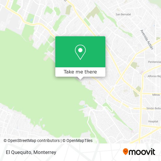 Mapa de El Quequito