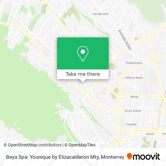 Beya Spa- Younique by Elizacalderon Mty map