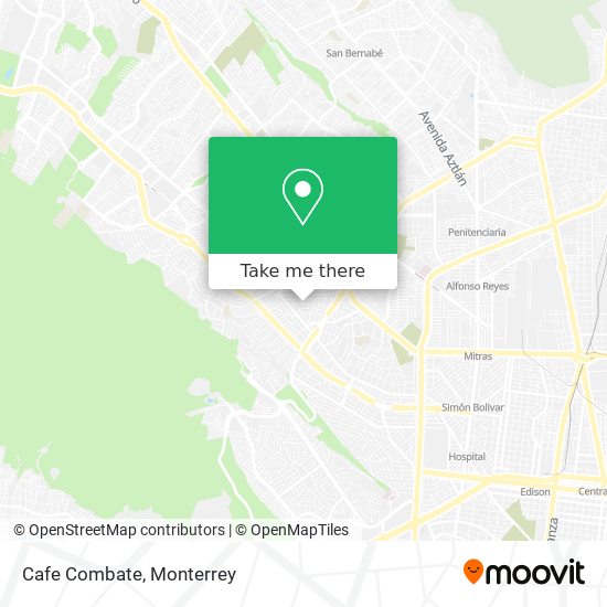 Mapa de Cafe Combate