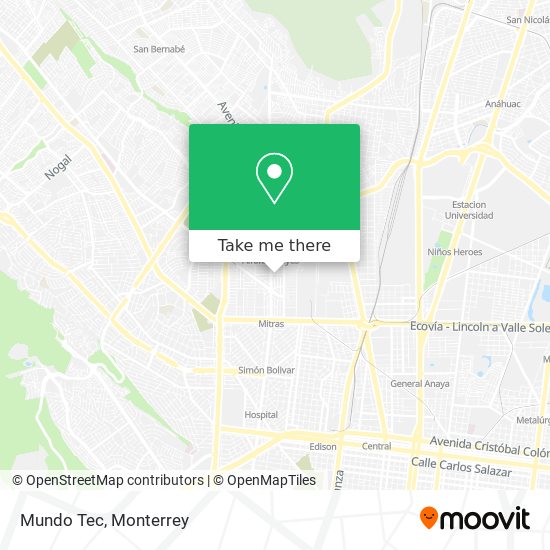 Mapa de Mundo Tec