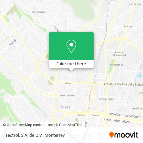 Tectrol, S.A. de C.V. map
