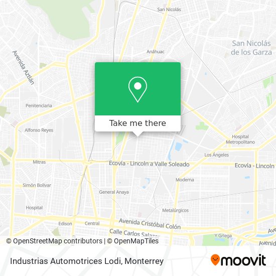 Industrias Automotrices Lodi map