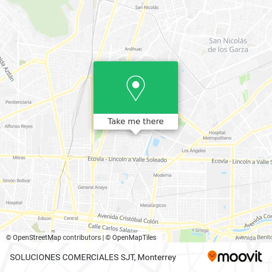 SOLUCIONES COMERCIALES SJT map