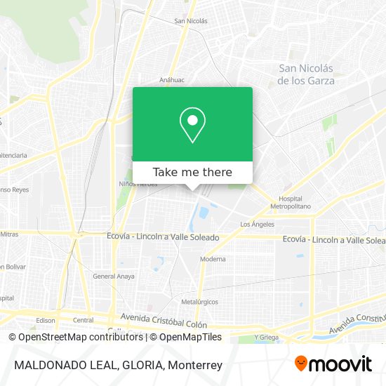 MALDONADO LEAL, GLORIA map