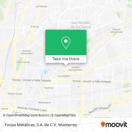 Forjas Metálicas, S.A. de C.V. map