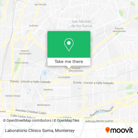 Laboratorio Clínico Soma map