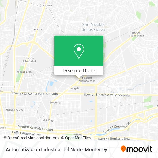 Mapa de Automatizacion Industrial del Norte