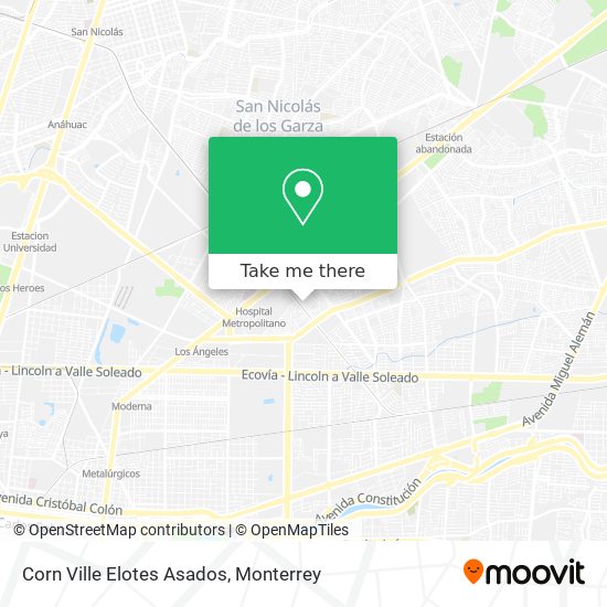 Corn Ville Elotes Asados map