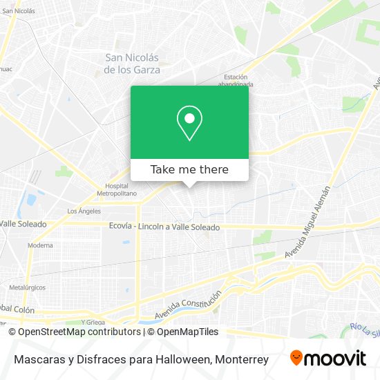 Mascaras y Disfraces para Halloween map