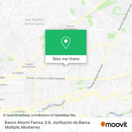 Banco Ahorro Famsa, S.A., institución de Banca Múltiple map