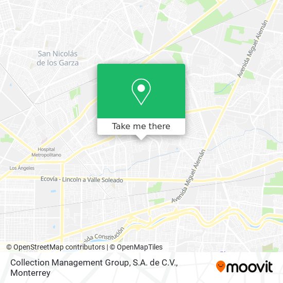 Collection Management Group, S.A. de C.V. map