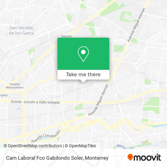 Cam Laboral Fco Gabilondo Soler map