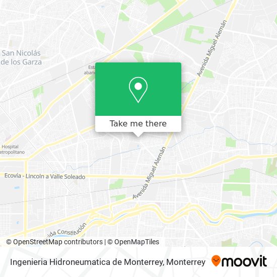 Ingenieria Hidroneumatica de Monterrey map