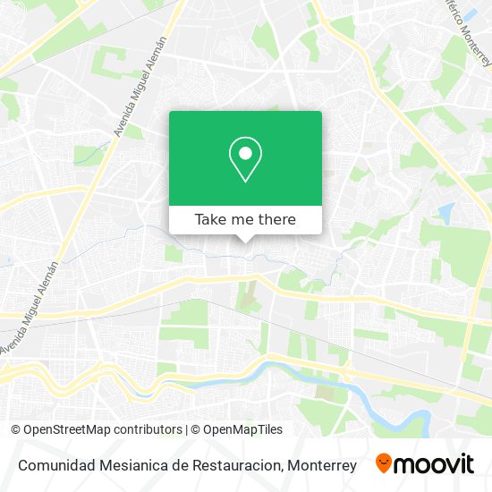 Comunidad Mesianica de Restauracion map