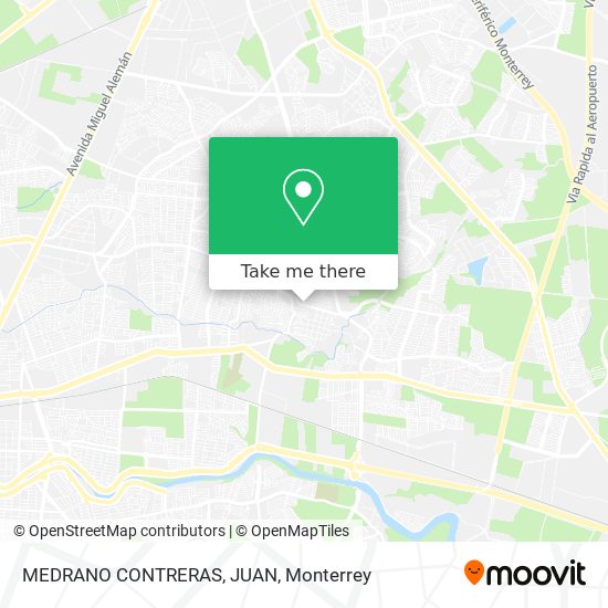 Mapa de MEDRANO CONTRERAS, JUAN