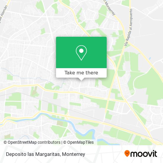 Deposito las Margaritas map