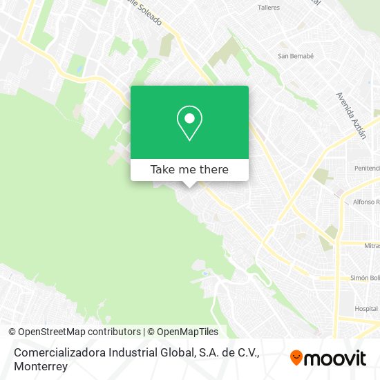 Mapa de Comercializadora Industrial Global, S.A. de C.V.