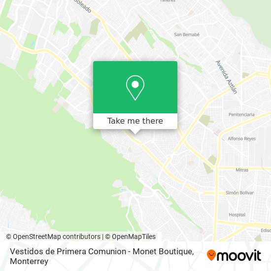 Vestidos de Primera Comunion - Monet Boutique map