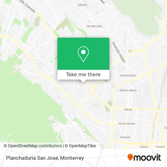 Mapa de Planchaduria San Jose