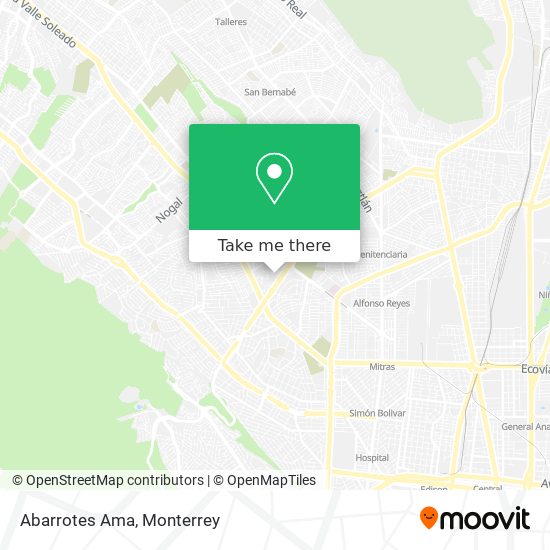 Abarrotes Ama map