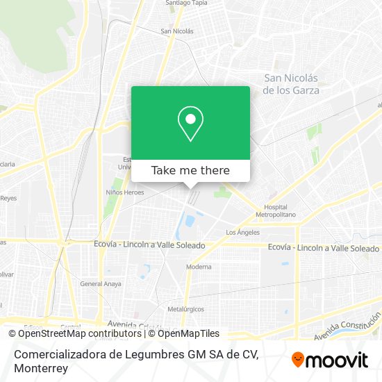 Comercializadora de Legumbres GM SA de CV map