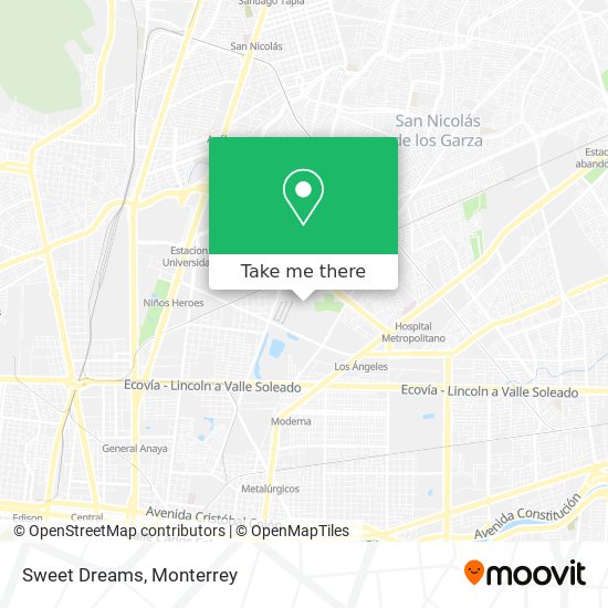 Mapa de Sweet Dreams