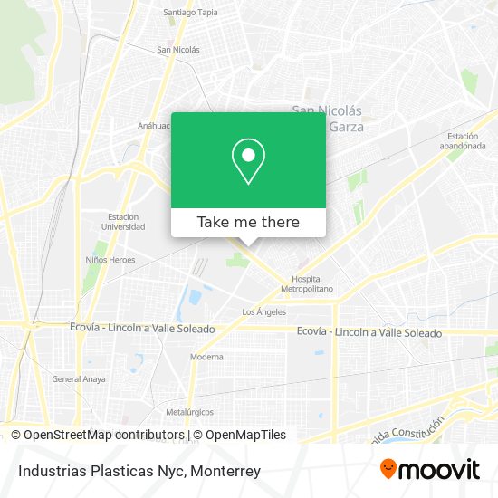 Industrias Plasticas Nyc map
