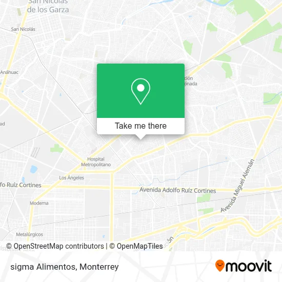 sigma Alimentos map