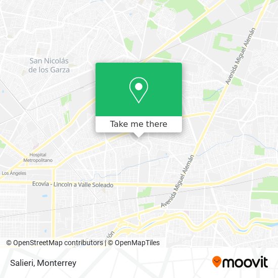 Mapa de Salieri