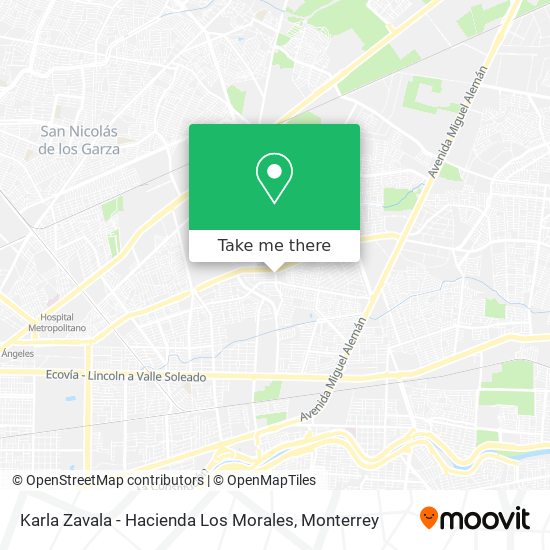 Mapa de Karla Zavala - Hacienda Los Morales