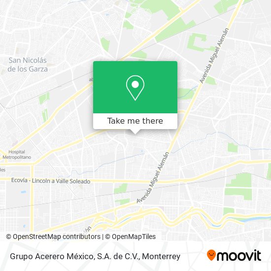 Mapa de Grupo Acerero México, S.A. de C.V.