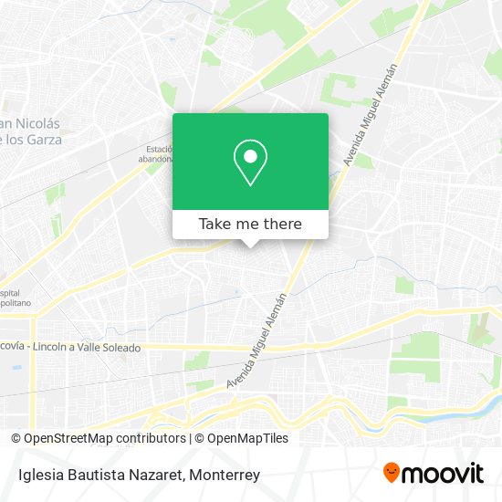 Iglesia Bautista Nazaret map