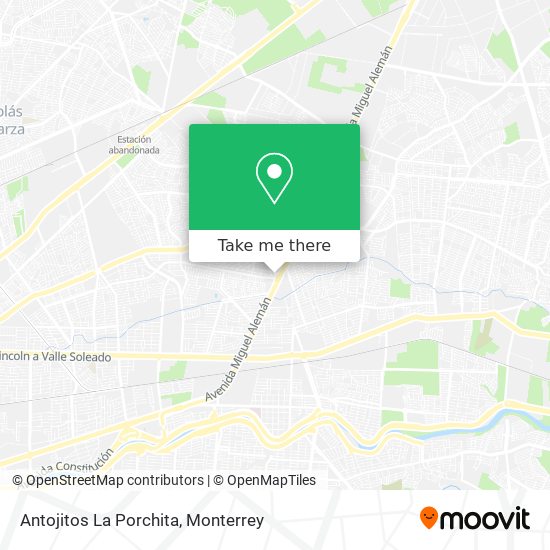 Mapa de Antojitos La Porchita