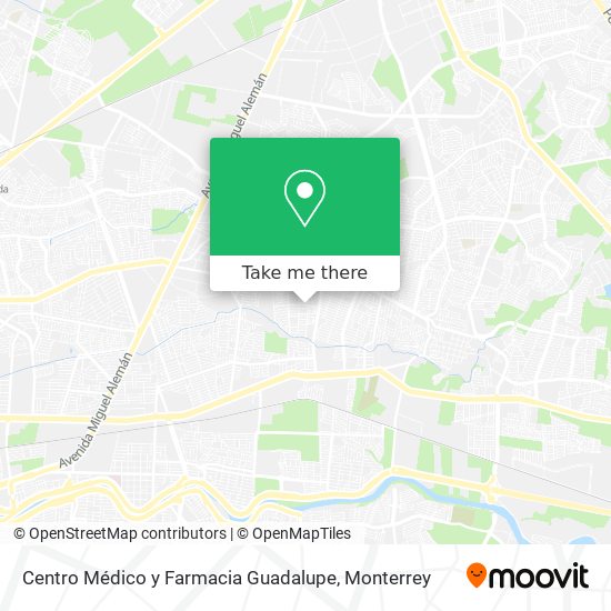 Mapa de Centro Médico y Farmacia Guadalupe