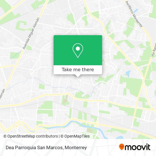 Mapa de Dea Parroquia San Marcos
