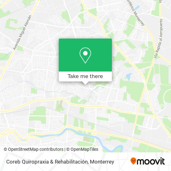 Mapa de Coreb Quiropraxia & Rehabilitación