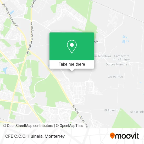 CFE C.C.C. Huinala map