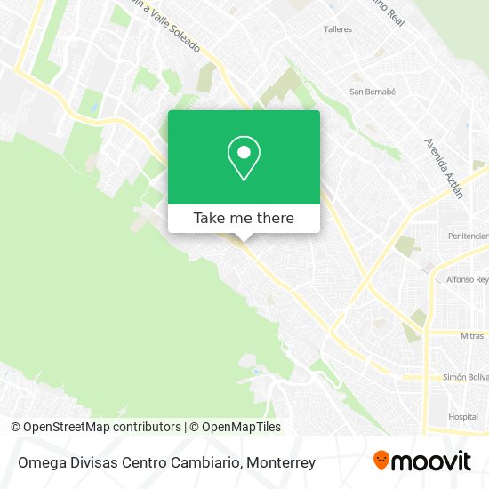 Omega Divisas Centro Cambiario map