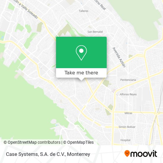 Case Systems, S.A. de C.V. map