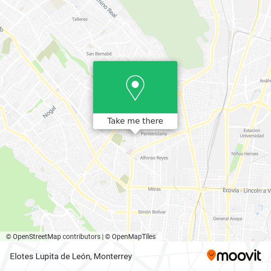 Mapa de Elotes Lupita de León