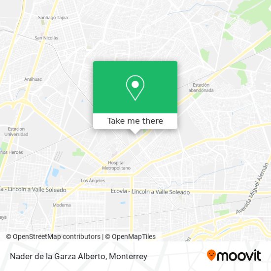 Nader de la Garza Alberto map