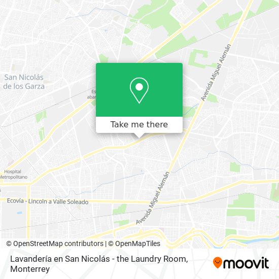 Lavandería en San Nicolás - the Laundry Room map