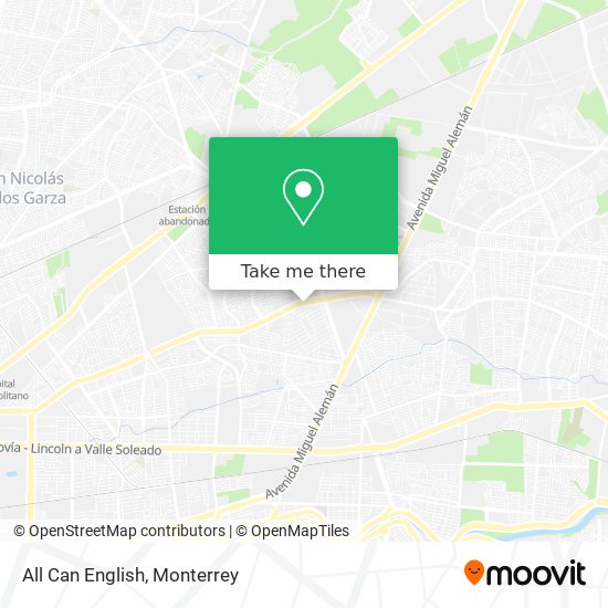 Mapa de All Can English