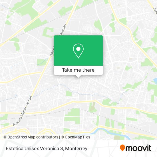 Mapa de Estetica Unisex Veronica S