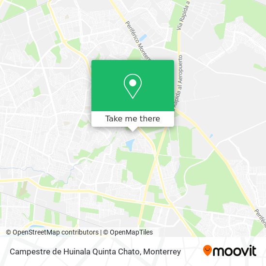 Campestre de Huinala Quinta Chato map