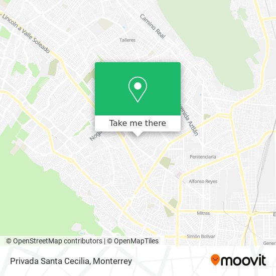 Mapa de Privada Santa Cecilia